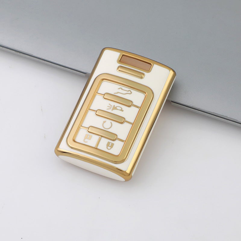 Suitable For Old Cadillac Key Cover Xts Escalade Srx Sls Shell Cts Buckle Remote Control Modification Parts - Image 3